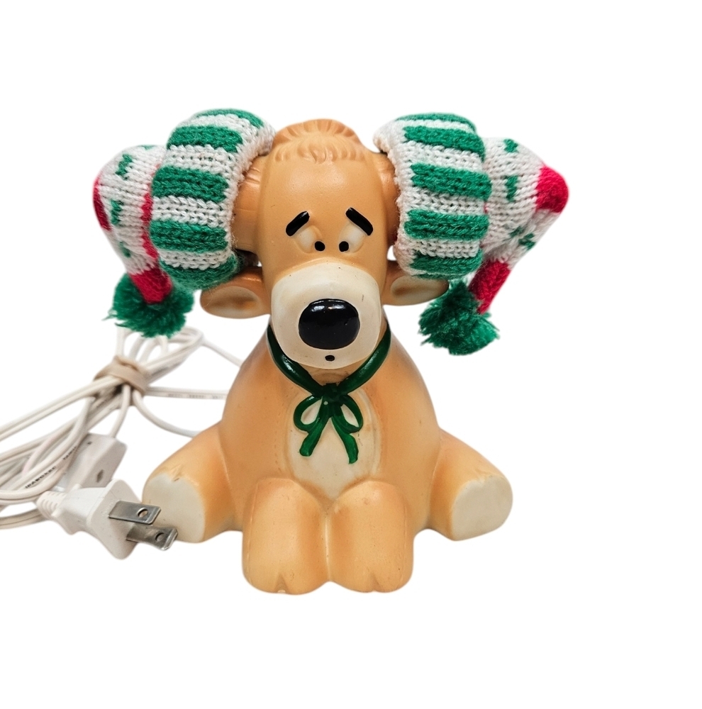 Vintage Christmas Around the World Porcelain Reindeer‎ Light Works L64